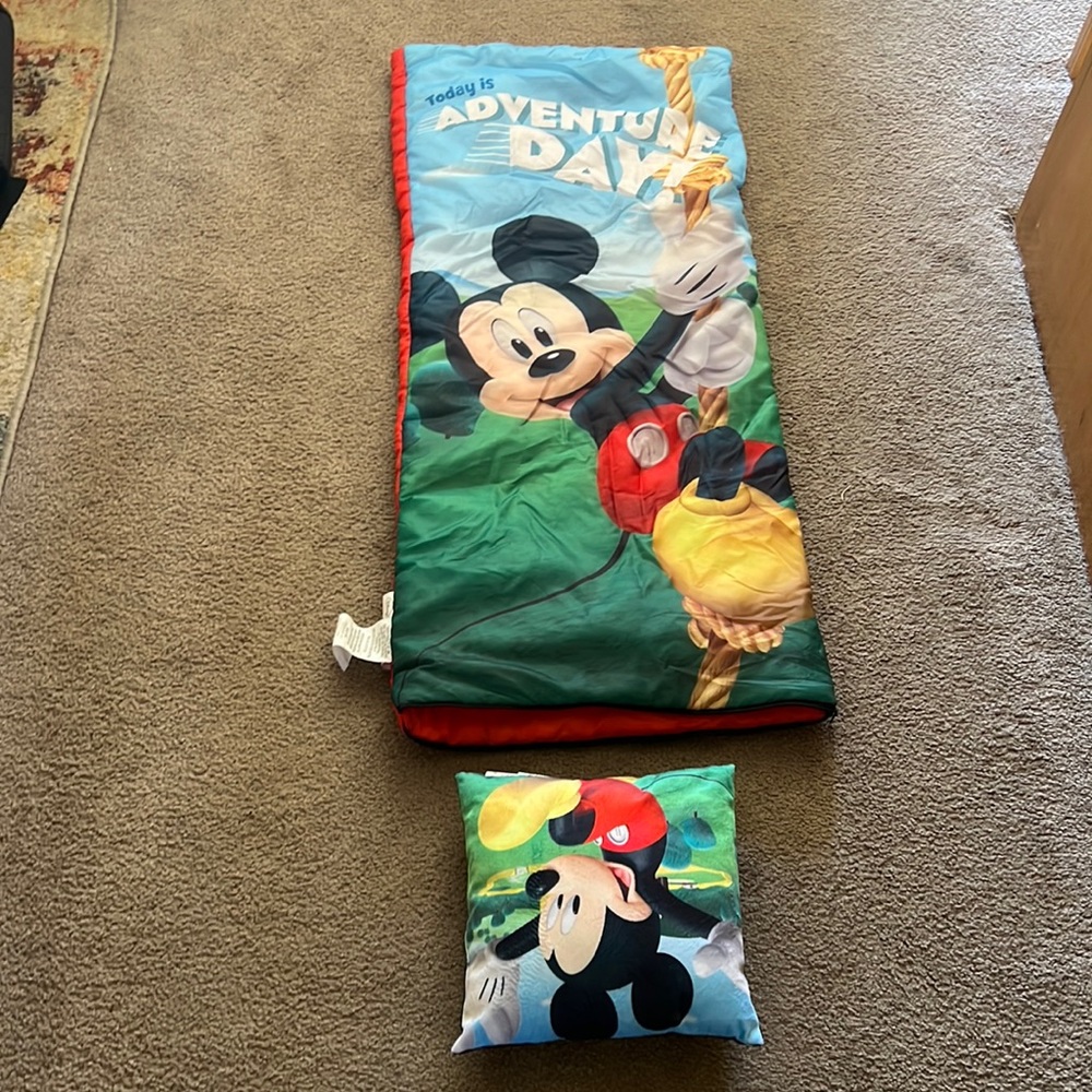 Kids Mickey Mouse Sleeping Bag